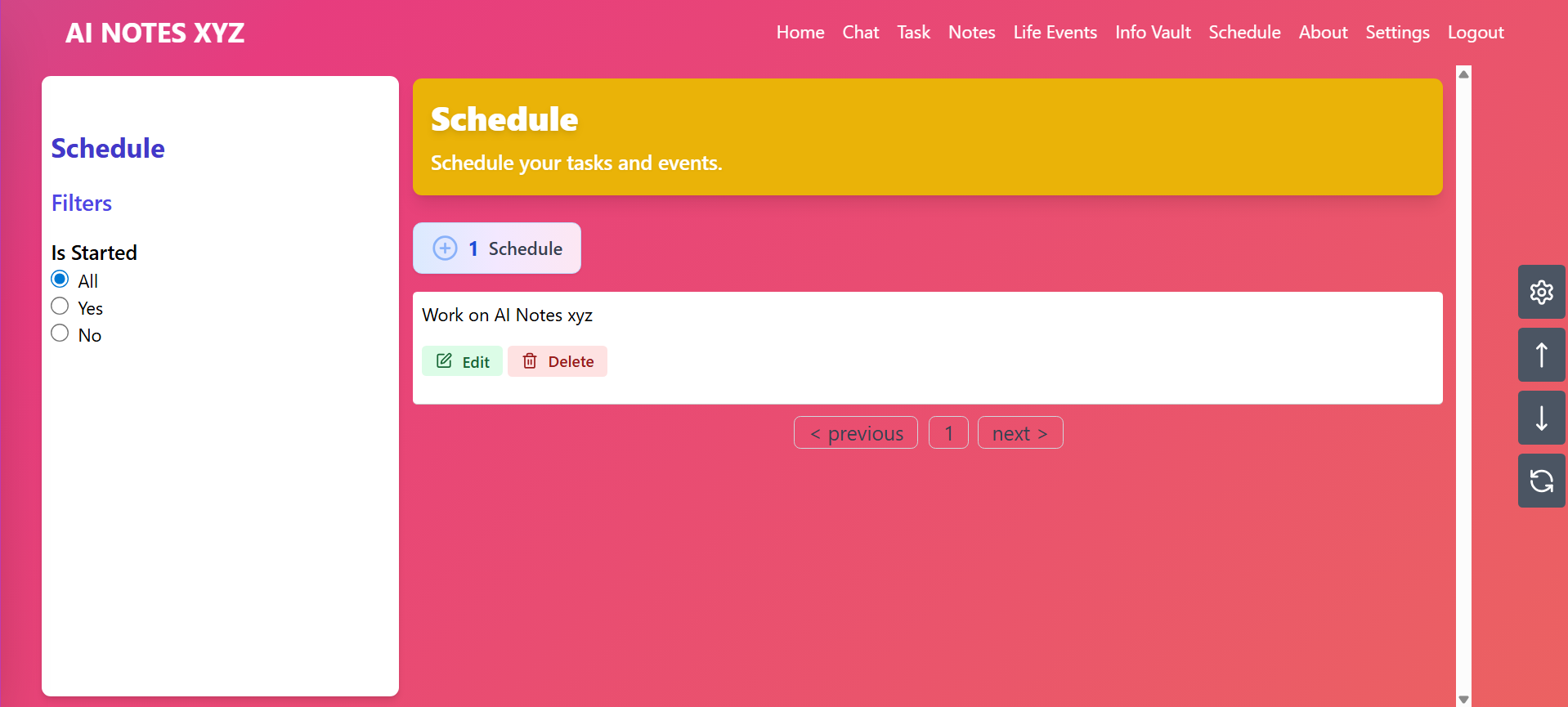 Automated Scheduling